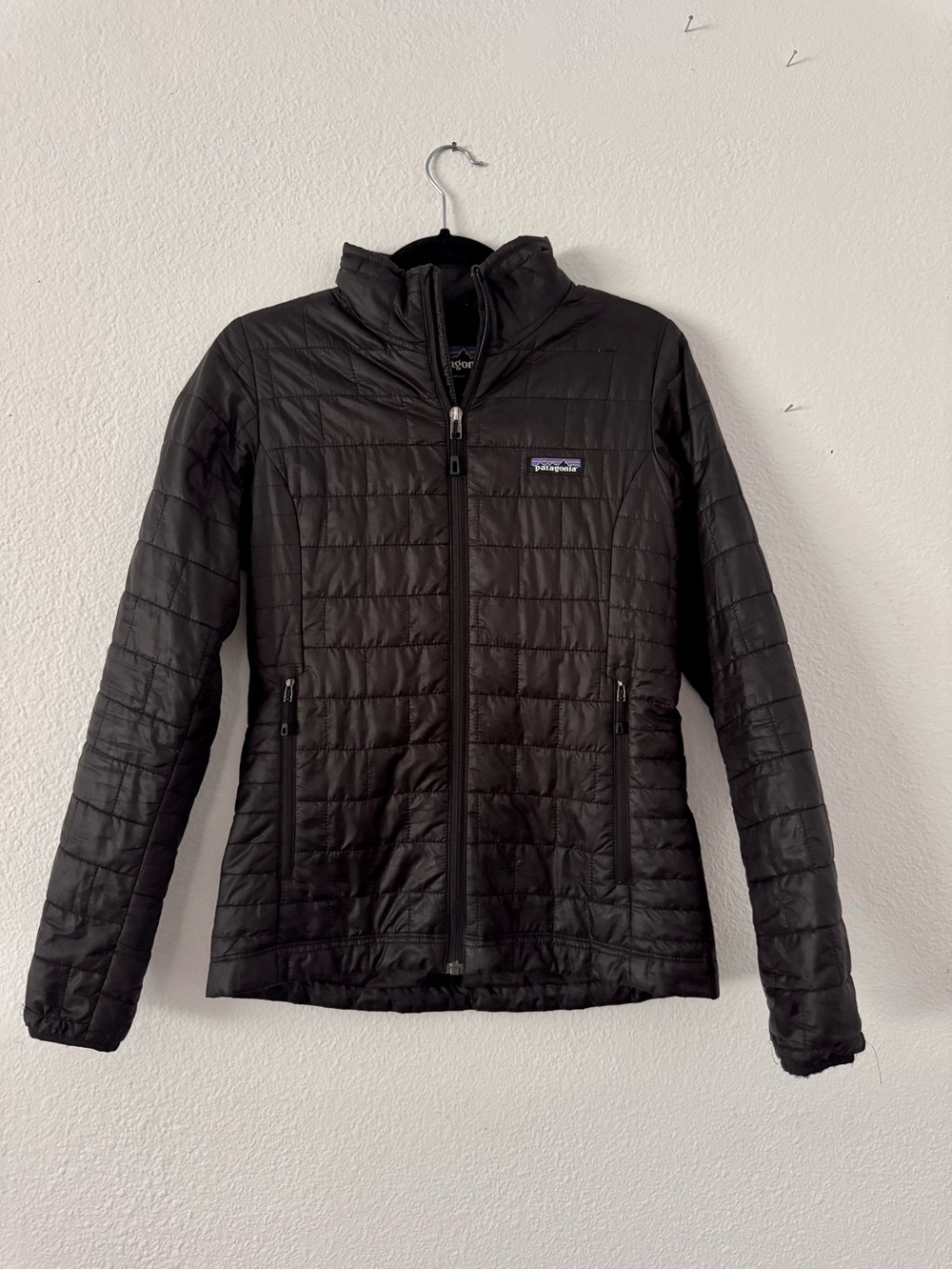 Patagonia Women’s Black Quilted Puffer Jacket Size XS